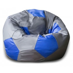 Кресло-мешок Мяч Серо-Синий (Оксфорд)    DRB_4066
