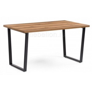 Стол обеденный Лота Лофт 140 древесина коричневая темная дуб 1400x800x750(WO_459779)