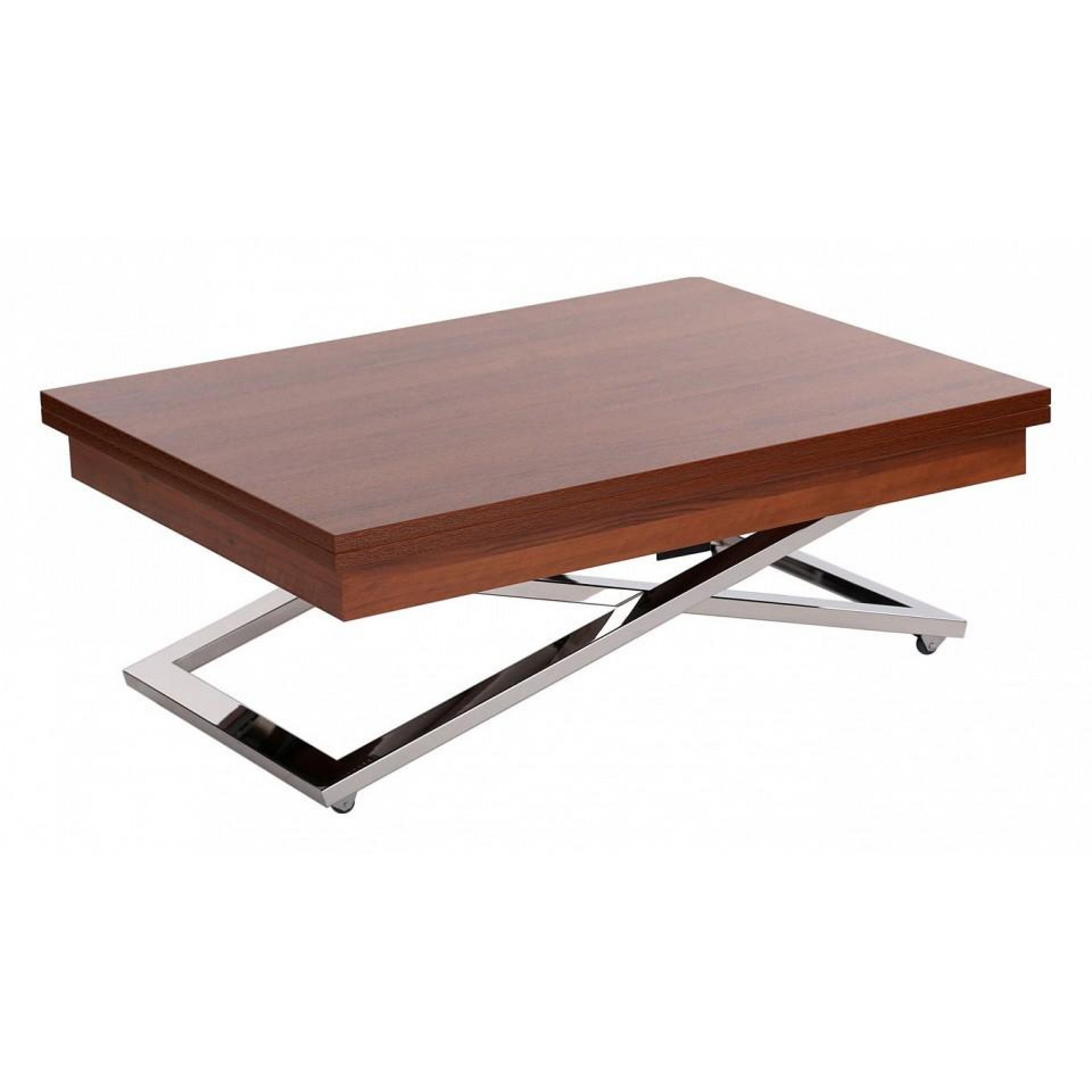 Стол обеденный Cross MW древесина коричневая нейтральная орех 1010, 2020x800x360-760(LEV_s7458924517)