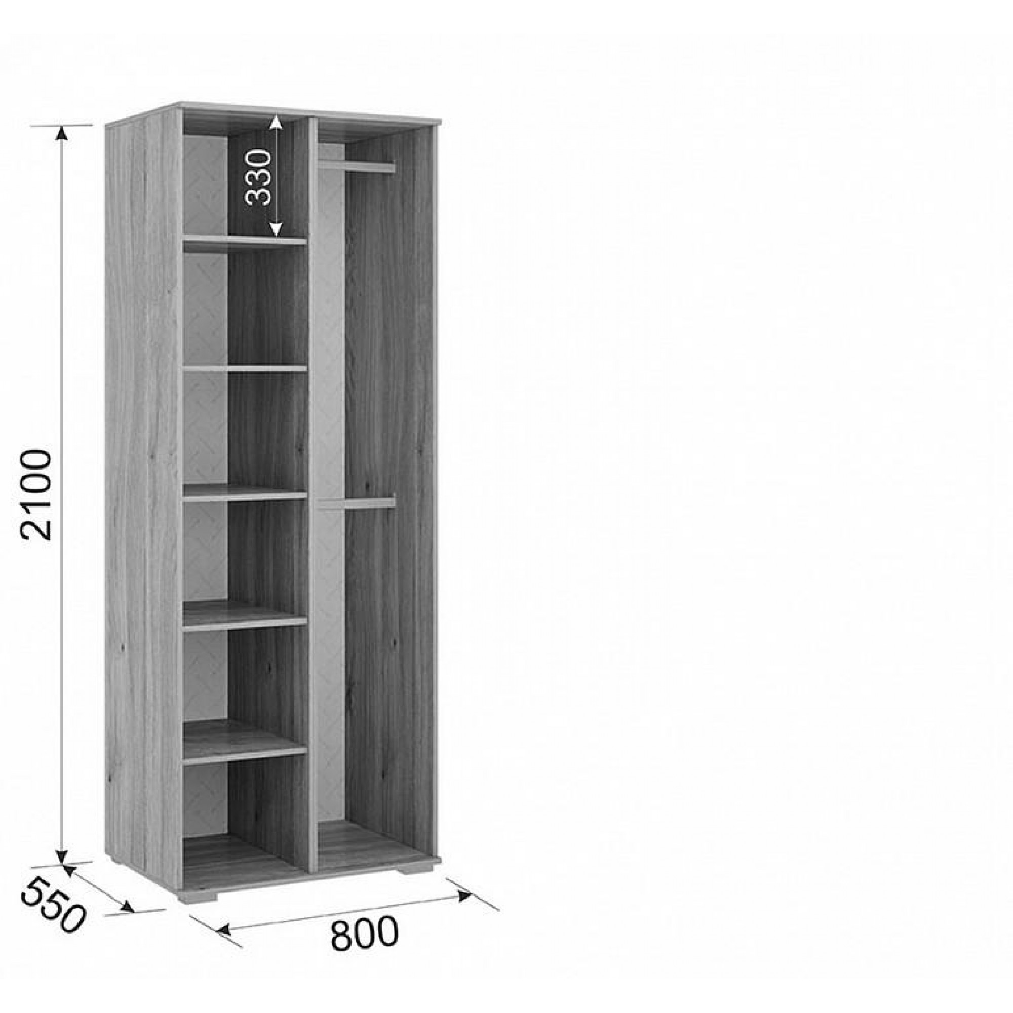 Гарнитур для детской Модерн КД46    MBS_KD46Modern-2208