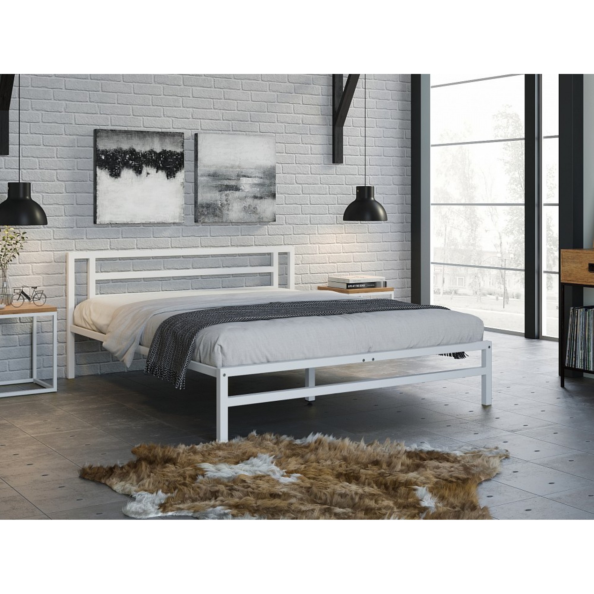 Кровать двуспальная Титан    FSN_4S-TI-9003