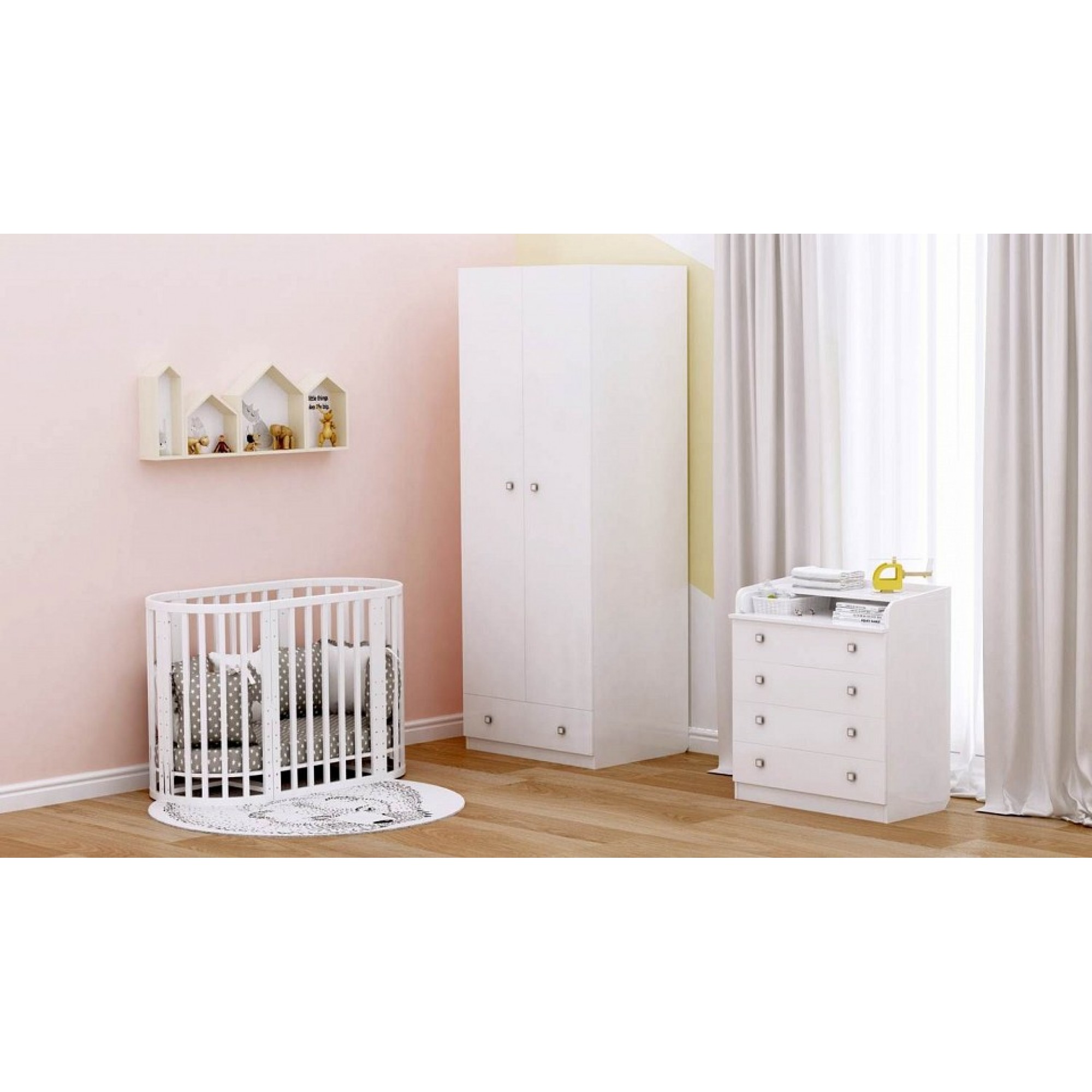 Кроватка Polini Kids Simple 911    TPL_0003073-04