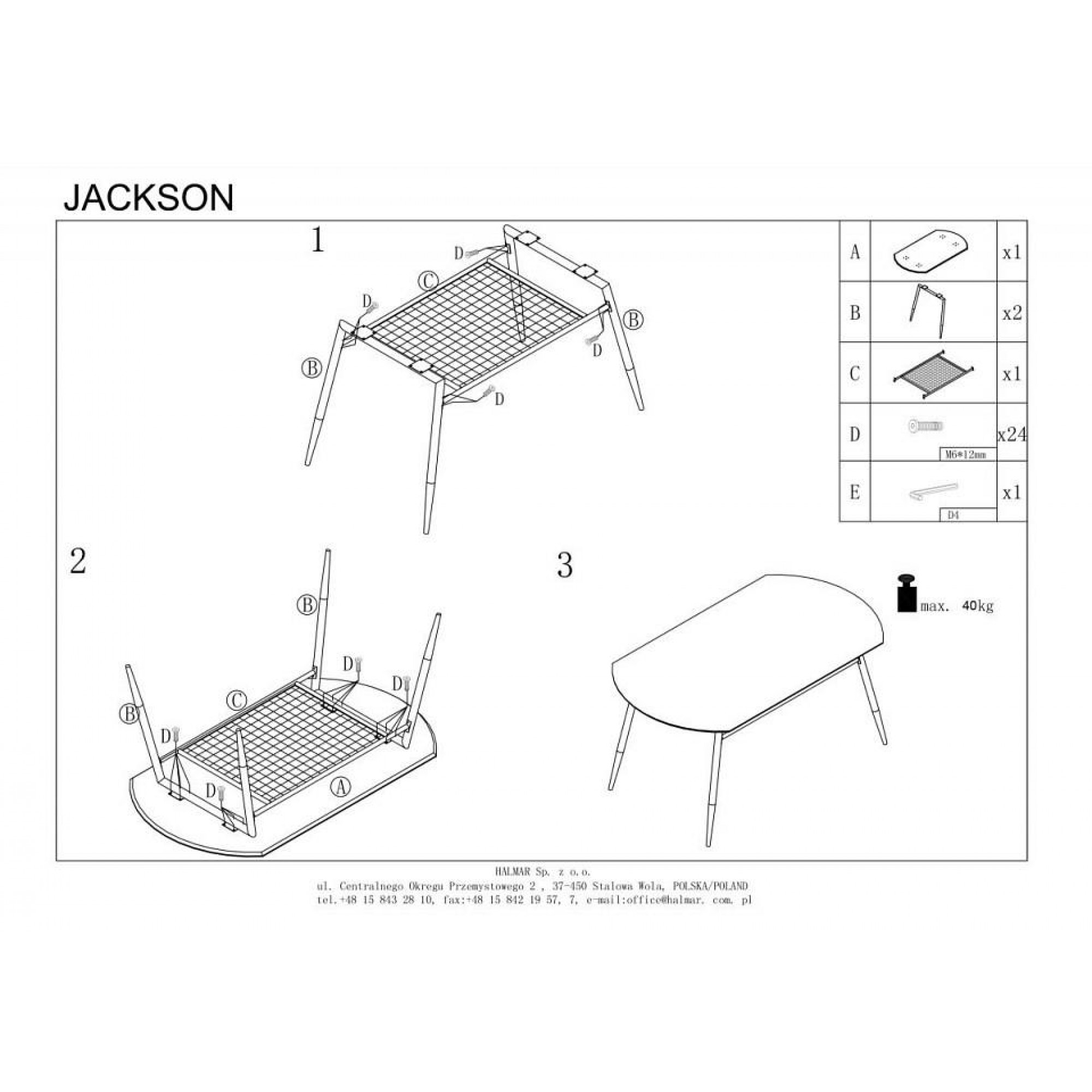 Стол обеденный Jackson V-CH-JACKSON-ST