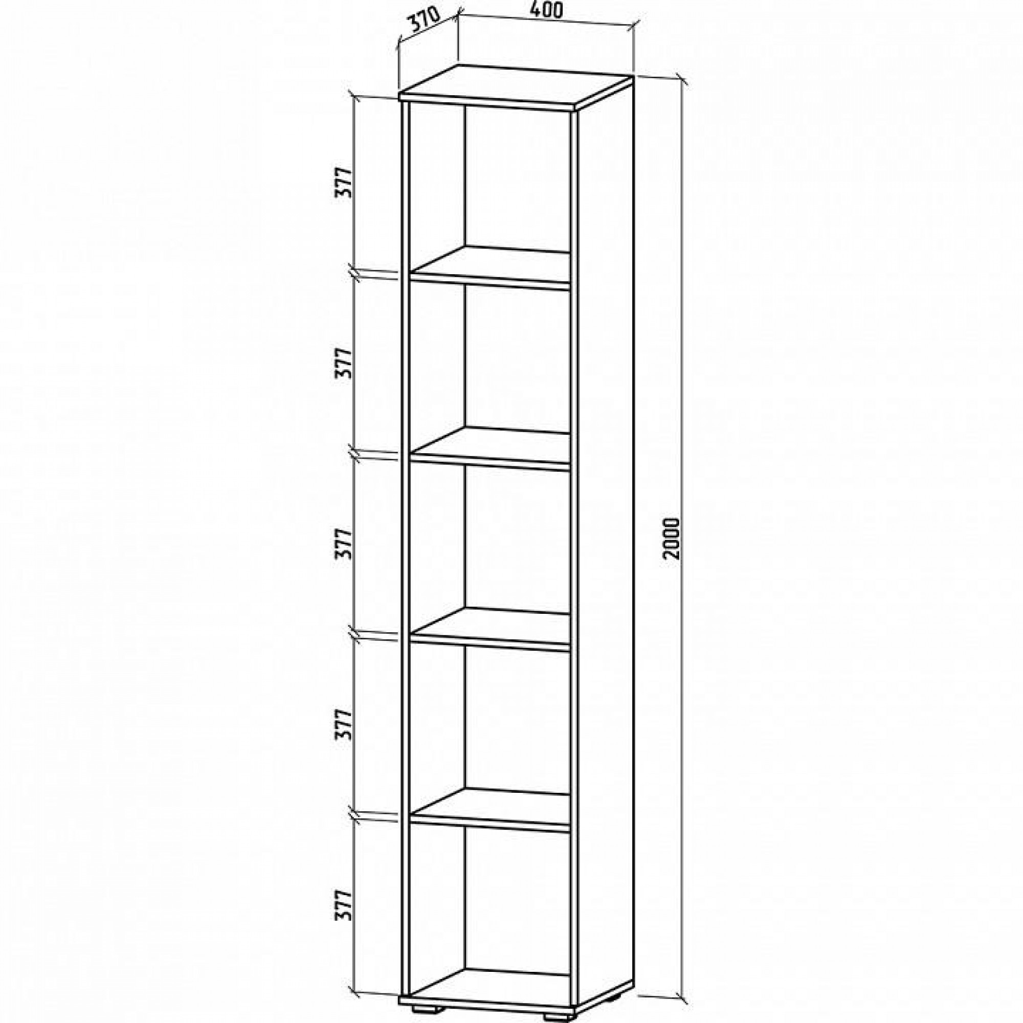 Шкаф для белья Тунис-2    MAS_SHT-2B-DSB