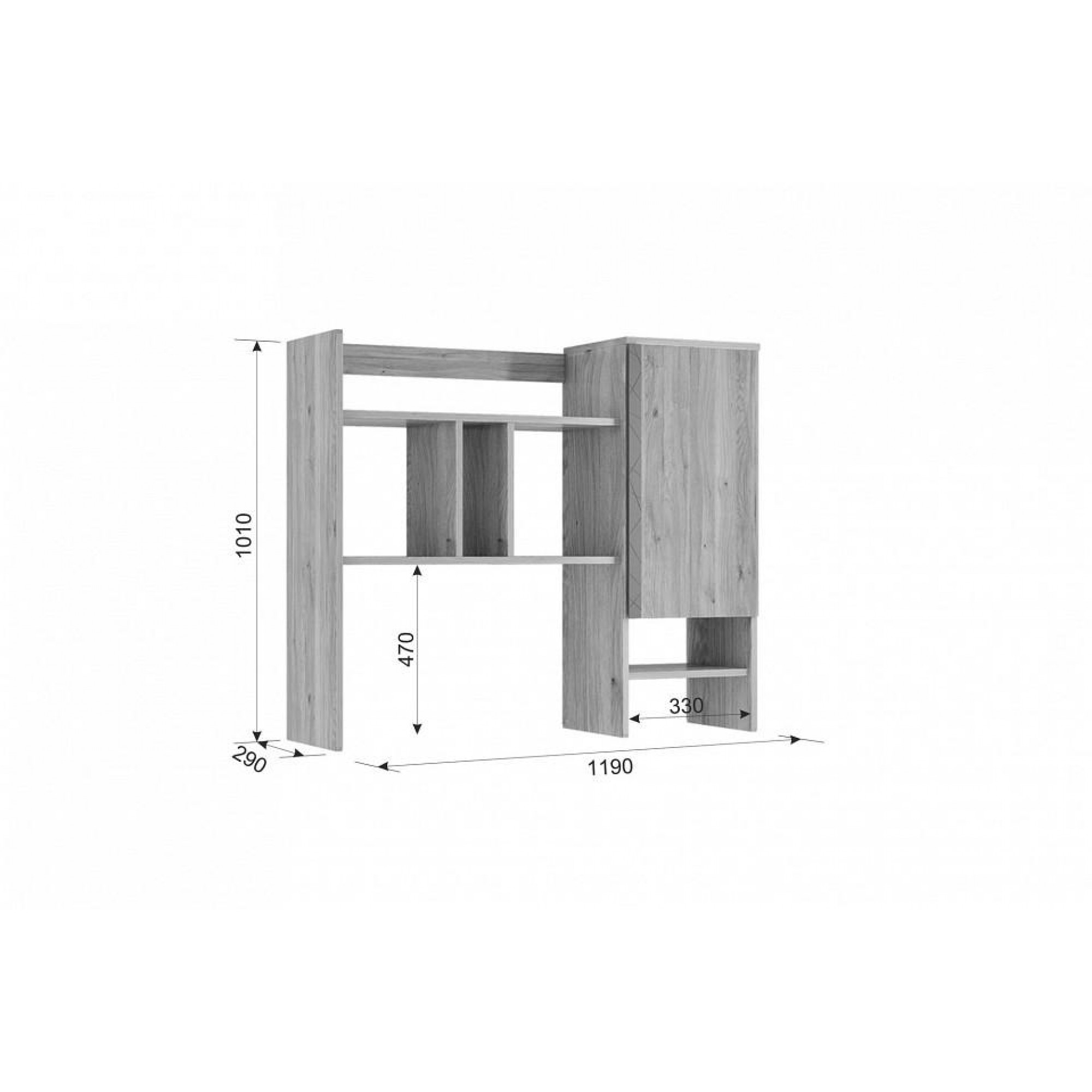 Стол компьютерный Лайк КК2    MBS_KK2Lajk-2129